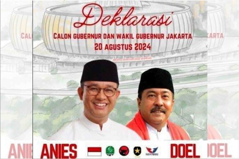 Duet Anies-Rano Karno Pilgub Jakarta, PDIP Umumkan Hari Ini