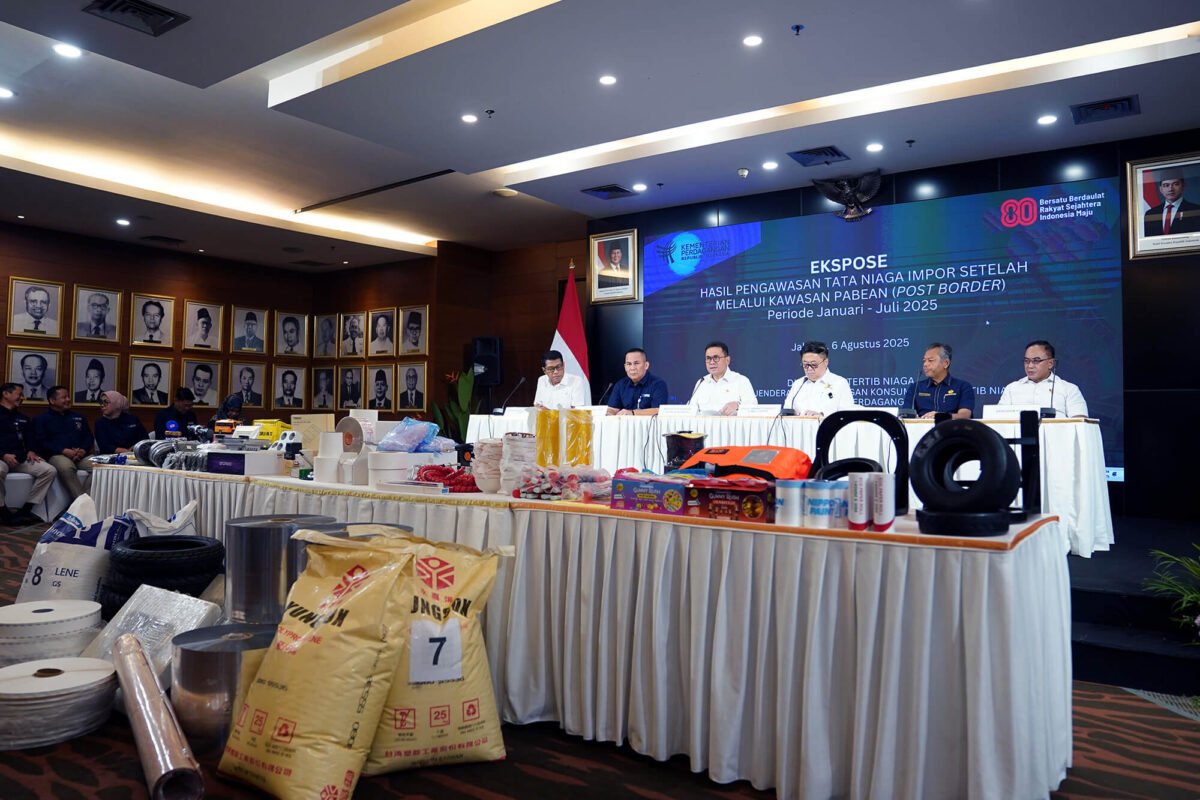 Sinergi Kemendag dan Lembaga Negara Ungkap Impor Ilegal Rp26,48 Miliar