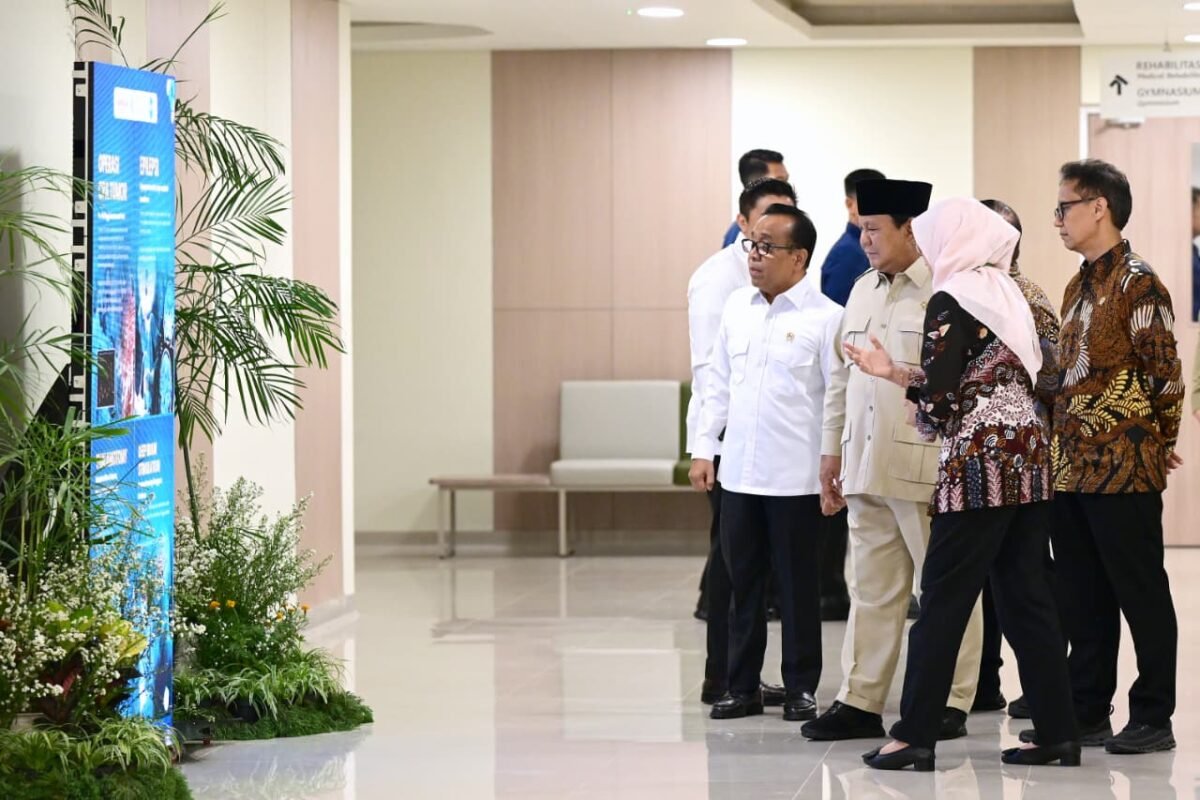 Resmikan Fasilitas Baru RSPON, Presiden Prabowo: Rumah Sakit Juga Tempat Pendidikan dan Penelitian