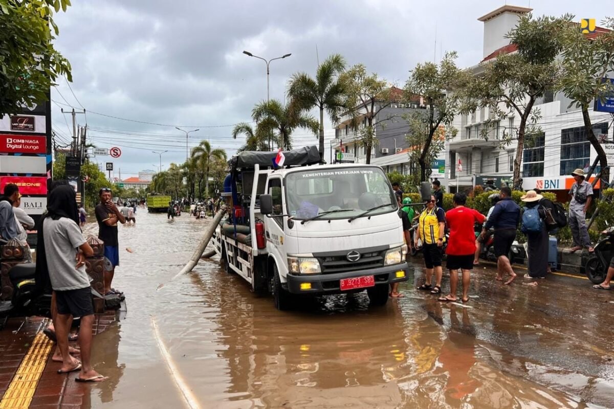 Banjir Denpasar dan Badung di Bali, Kementerian PU Gerak Cepat Lakukan langkah tanggap darurat