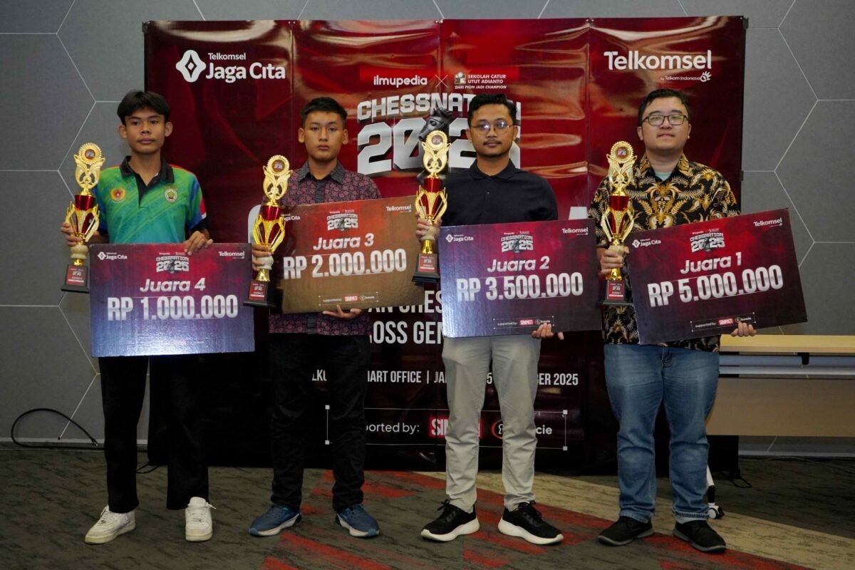 Ilmupedia Umumkan Pemenang Chessnation 2025, Salah Satu Juara dari Amuntai Kalimantan Selatan