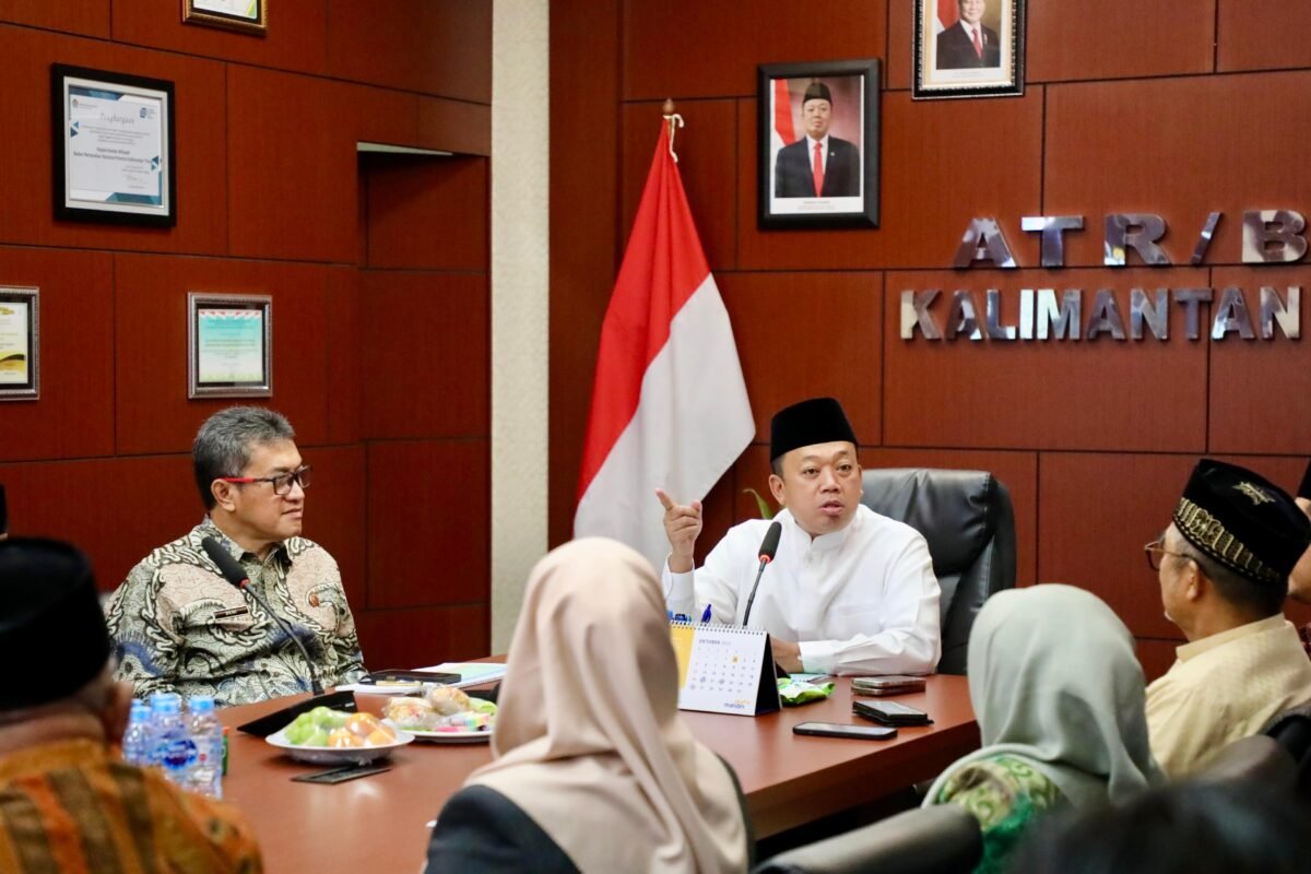 Dari Hati ke Hati, Menteri Nusron Bahas Sertipikasi Tanah Wakaf dan Rumah Ibadah di Kaltim
