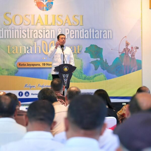 Menteri Nusron: Masyarakat Adat Papua Tidak Boleh Hanya Jadi Penonton Perkembangan Ekonomi