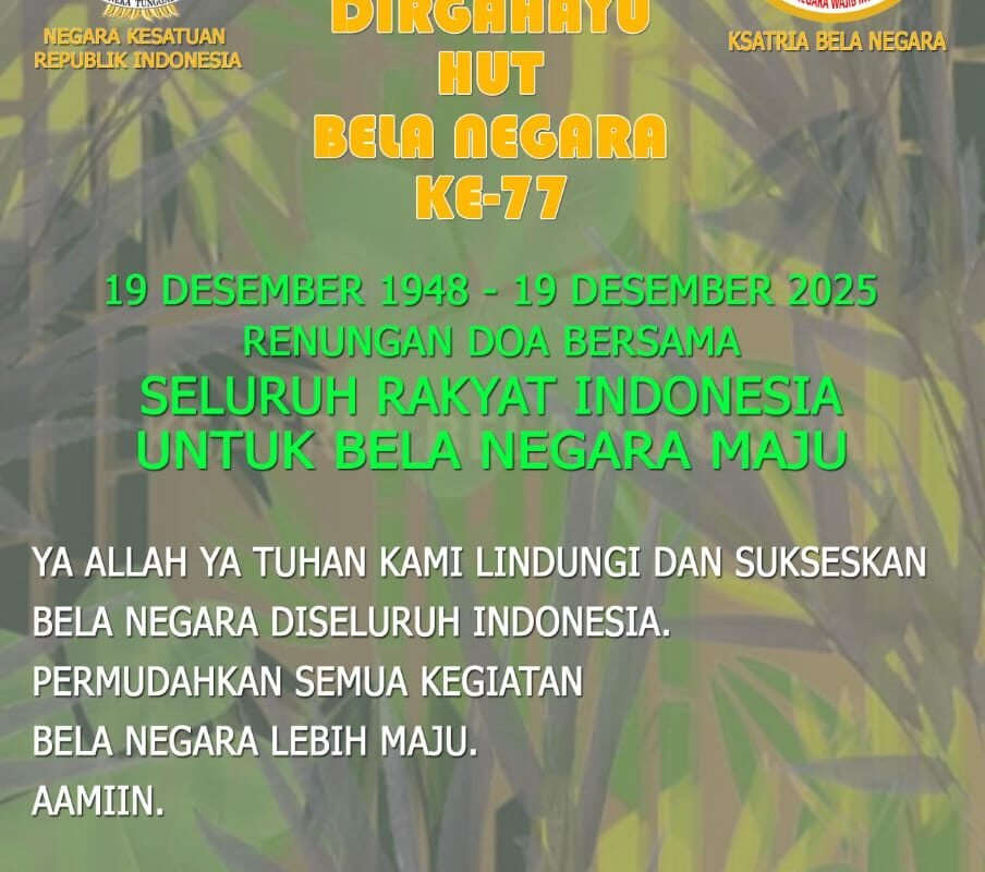 Seluruh Jajaran KSATRIA BELA NEGARA di Seluruh Indonesia Melaksanakan doa&hellip;