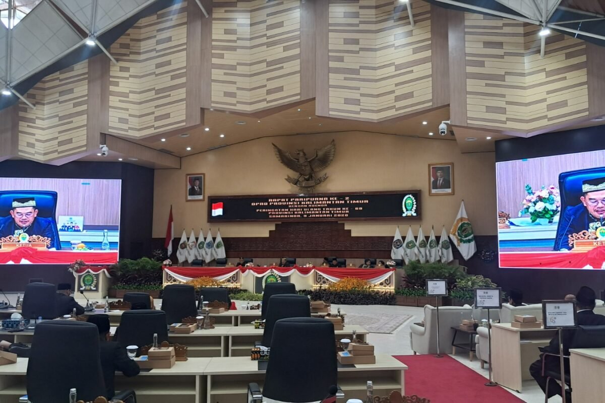 Kanwil BPN Provinsi Kaltim Hadiri Rapat Paripurna ke-50 DPRD Provinsi Kalimantan Timur