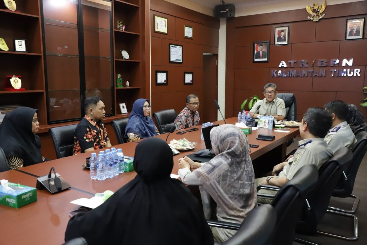Kanwil BPN Provinsi Kaltim Terima Audiensi Tim Peneliti Akademik Universitas Pancasila