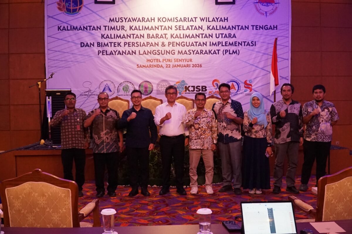 Perkuat Koordinasi Survei dan Pemetaan, Kanwil BPN Provinsi Kaltim Hadiri Musyawarah Komisariat Wilayah MASKI Kalimantan Timur-Kalimantan Utara