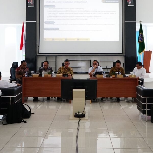 Kanwil BPN Provinsi Kaltim Bersama Penasihat Khusus Presiden Bidang Digitalisasi dan Teknologi Pemerintah Gelar Rapat Koordinasi Kegiatan Pengadaan Tanah di IKN