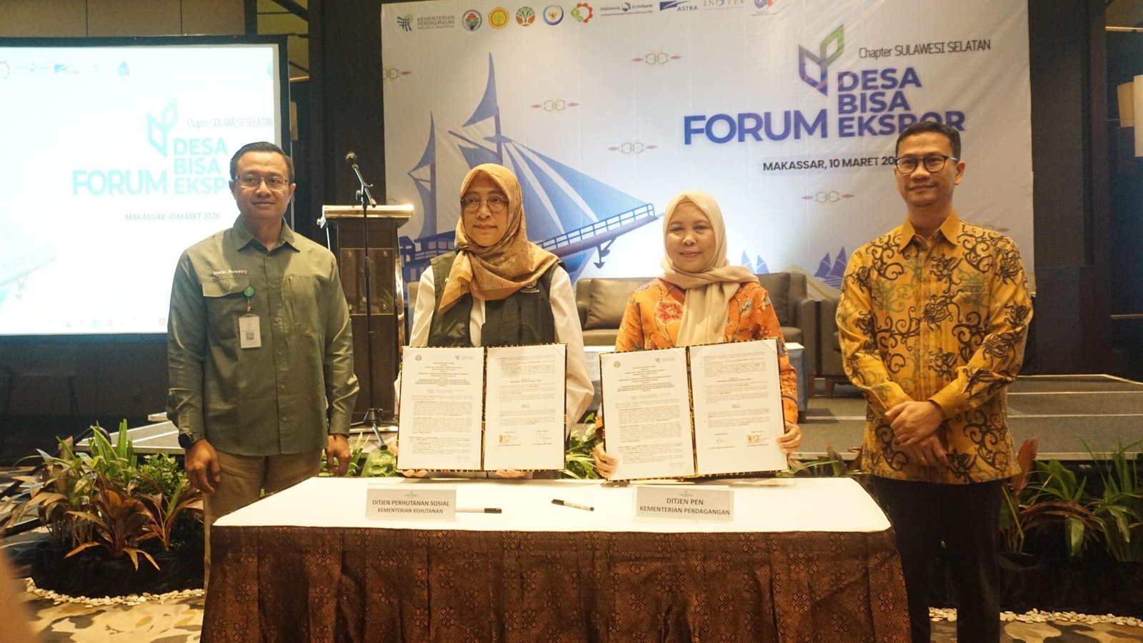 Kemendag menggelar Forum Desa BISA Ekspor di Makassar dan mendorong 159 desa di Sulawesi Selatan menembus pasar internasional dengan komoditas unggulan.