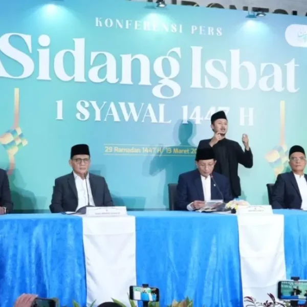 Lebaran Resmi Sabtu, Pemerintah Tetapkan 1 Syawal 1447 H Setelah Hilal Tak Terlihat