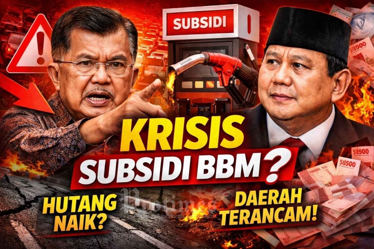 Subsidi BBM Jadi Alarm, Jusuf Kalla Kirim 5 Peringatan ke Prabowo soal APBN dan Daerah