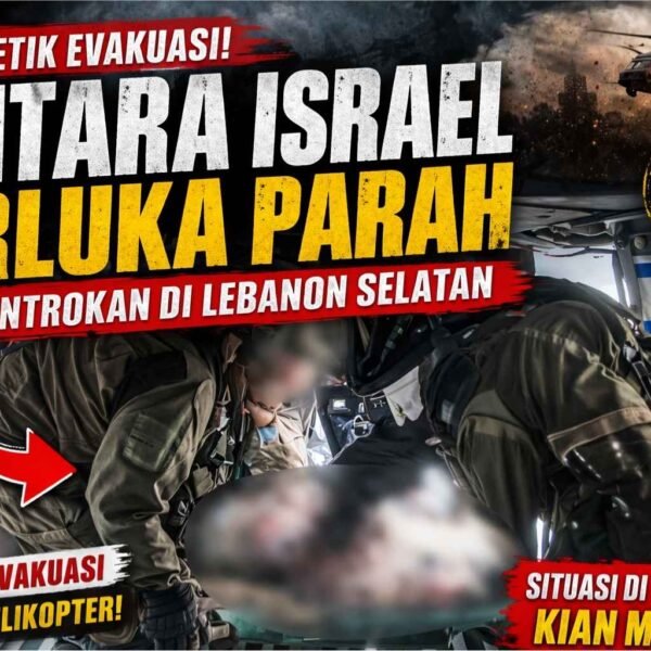 Israel Memanas: Detik Evakuasi Tentara Terluka di Lebanon Selatan Terekam