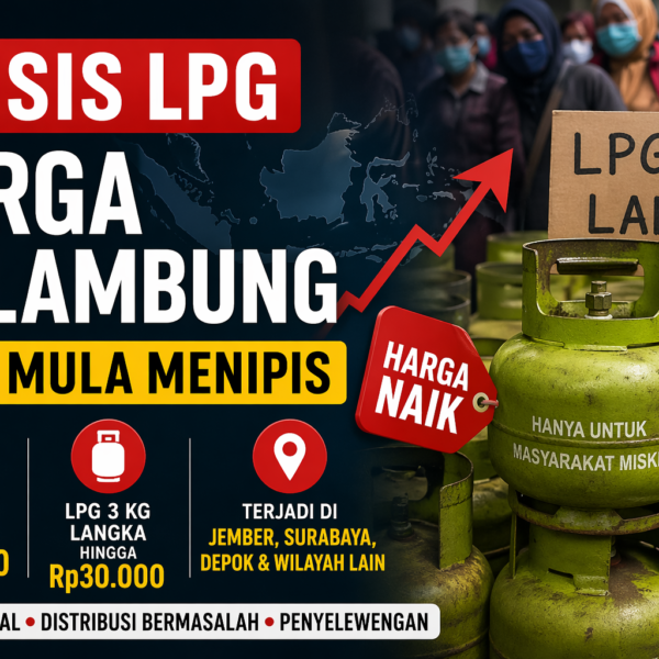 KRISIS LPG Memuncak, Harga Melonjak hingga Rp258 Ribu dan Gas 3 Kg Mulai Langka di Sejumlah Daerah