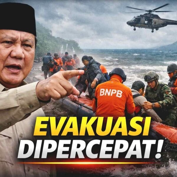 Evakuasi Makin Cepat! Prabowo Pantau Langsung Bitung–Batang Dua, Situasi Darurat Jadi Sorotan