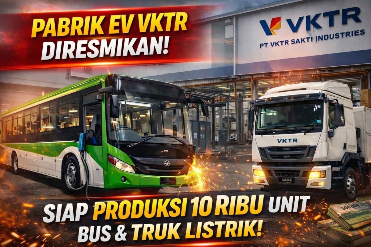 Pabrik EV 10 Ribu Unit Digeber, Bus dan Truk Listrik Lokal Mulai Mengaspal