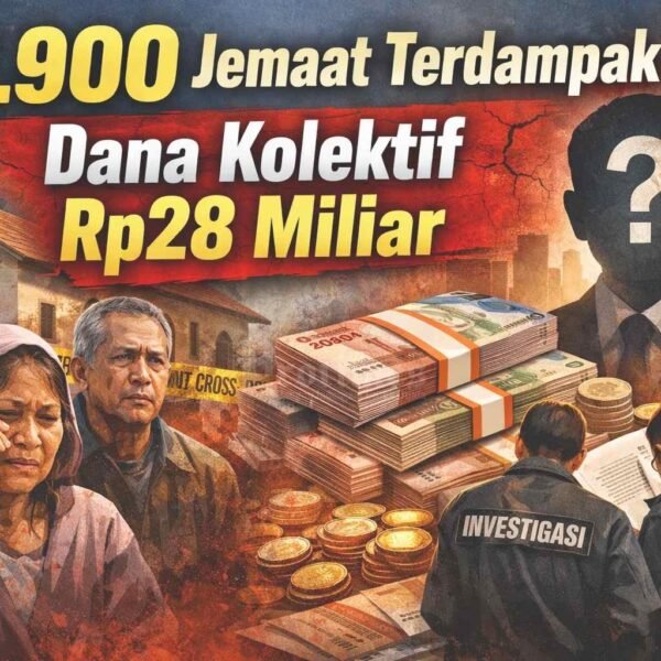 Jemaat 1.900 Orang Terdampak, Dana Kolektif Rp28 Miliar Diduga Berasal dari Tabungan Bersama