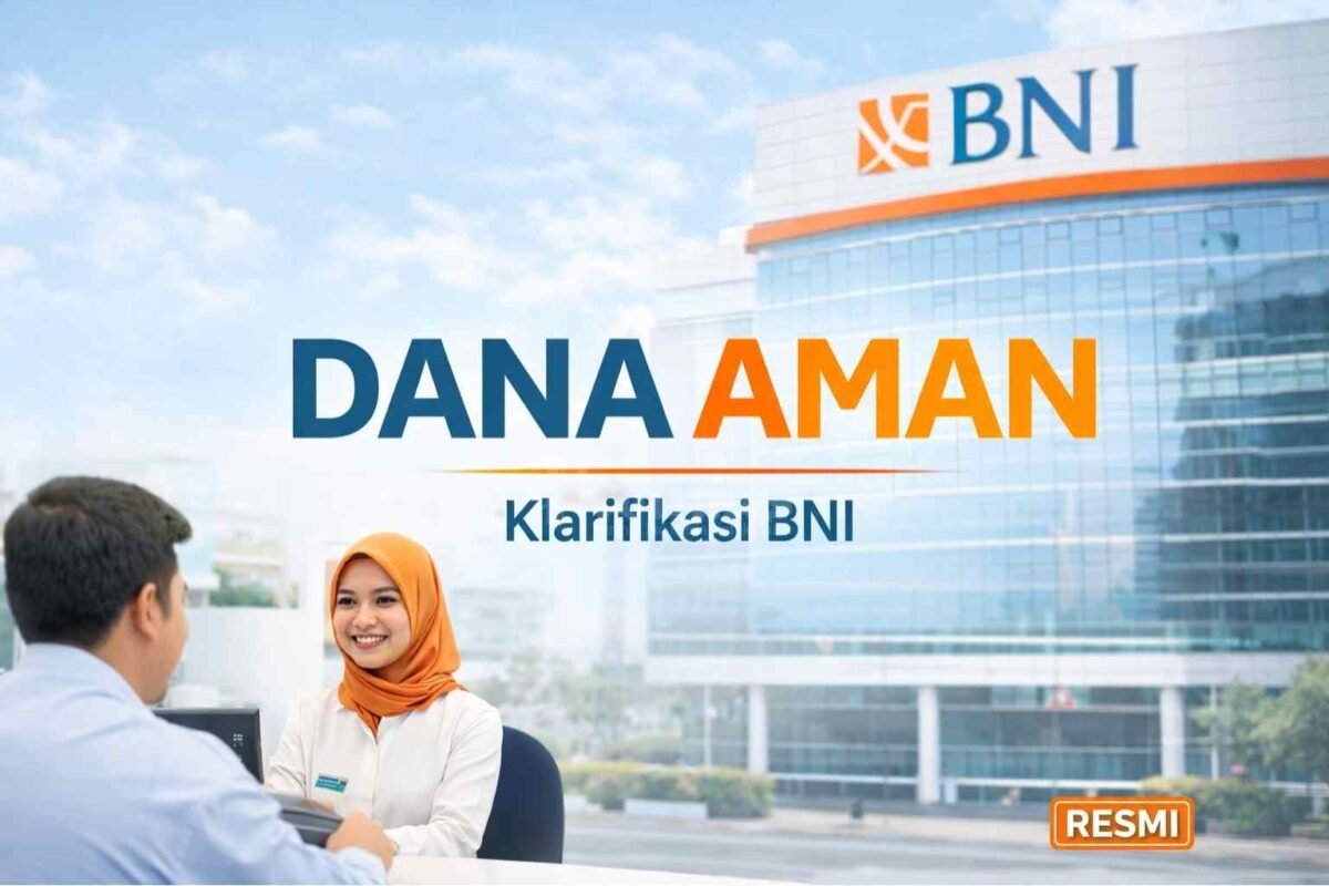 BNI Klaim Dana Aman, Tegaskan Produk Ilegal Tak Pernah Masuk Sistem Resmi