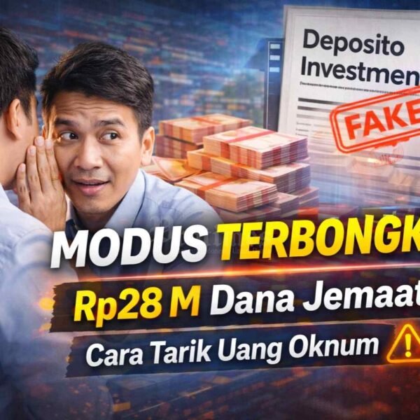 Modus Terbongkar, “Deposito Investment” Jadi Cara Oknum Tarik Dana Jemaat Rp28 Miliar
