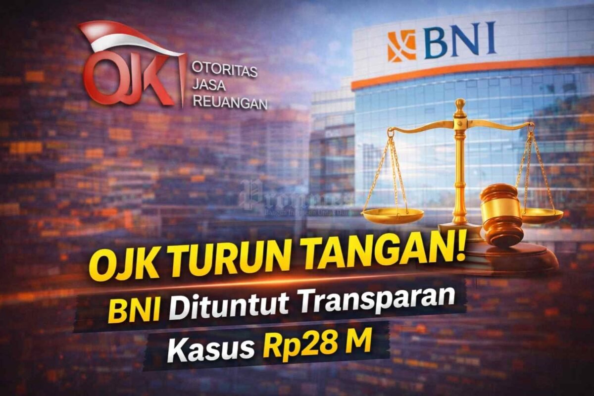 OJK Turun Tangan, BNI Diminta Selesaikan Kasus Rp28 Miliar Secara Transparan