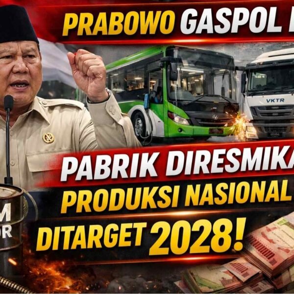 Prabowo Gaspol EV, Pabrik Diresmikan dan Produksi Nasional Ditarget 2028
