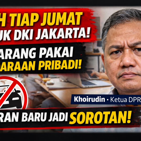 WFH DKI Mulai April, Pegawai Dilarang Pakai Kendaraan Pribadi Saat Jam Kerja