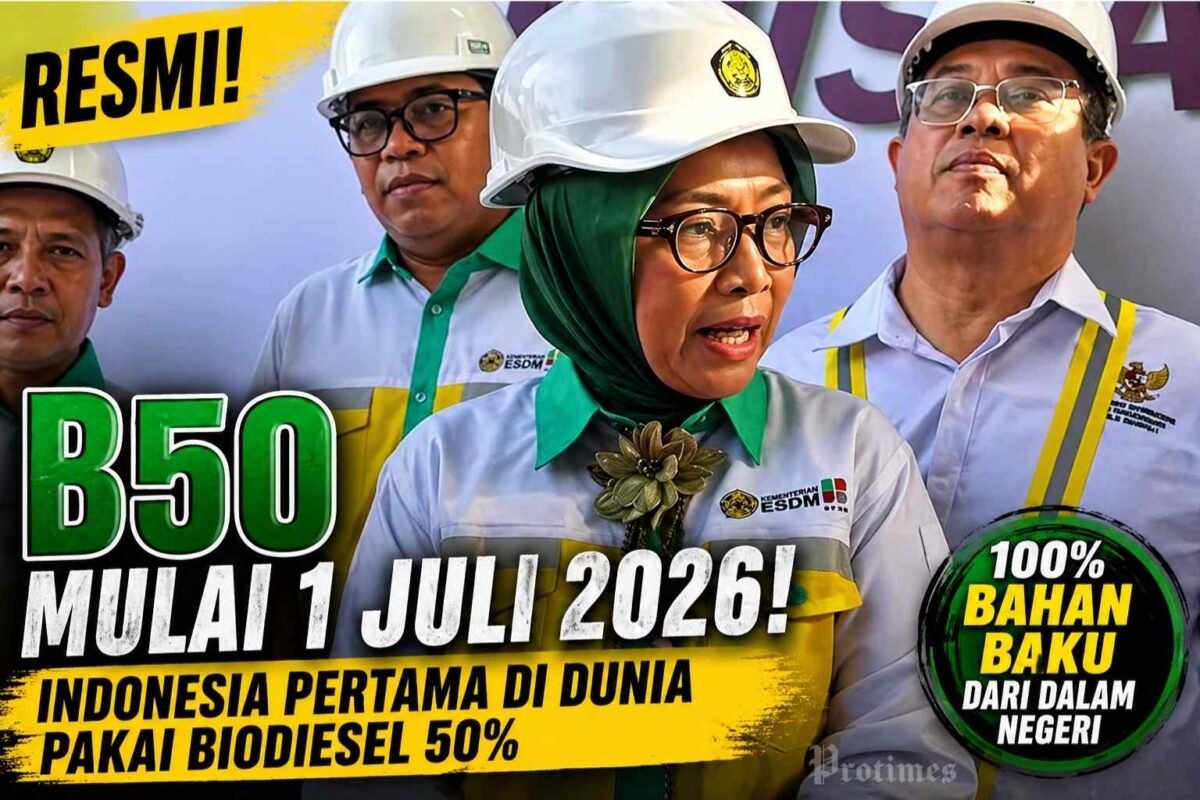 B50 Mulai 1 Juli, Indonesia Negara Pertama Terapkan Campuran 50 Persen Biodiesel