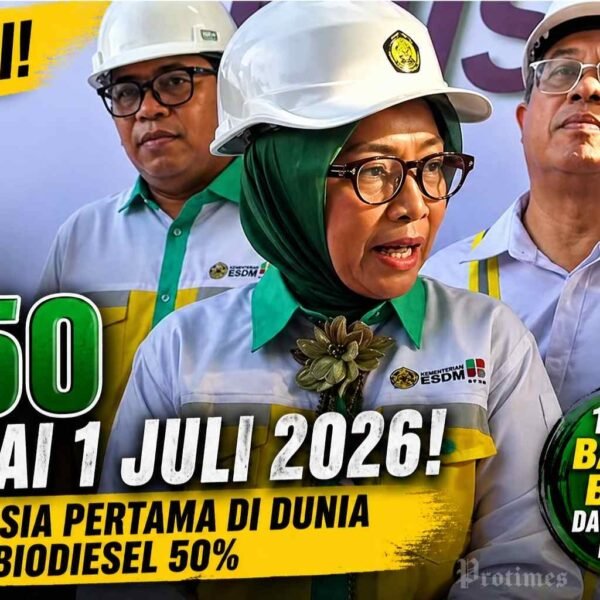 B50 Mulai 1 Juli, Indonesia Negara Pertama Terapkan Campuran 50 Persen Biodiesel
