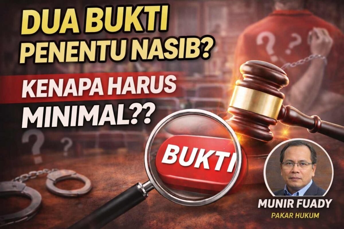 Dua Bukti Bisa Menentukan Nasib, Kenapa Harus Minimal? Ini Penjelasan yang Sering Diperdebatkan
