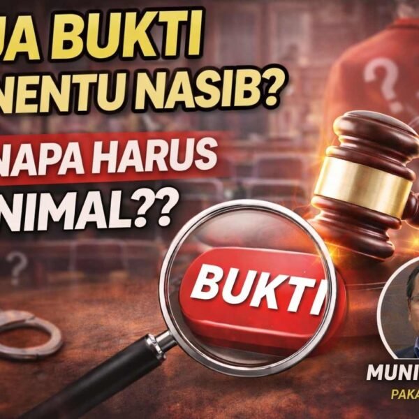 Dua Bukti Bisa Menentukan Nasib, Kenapa Harus Minimal? Ini Penjelasan yang Sering Diperdebatkan