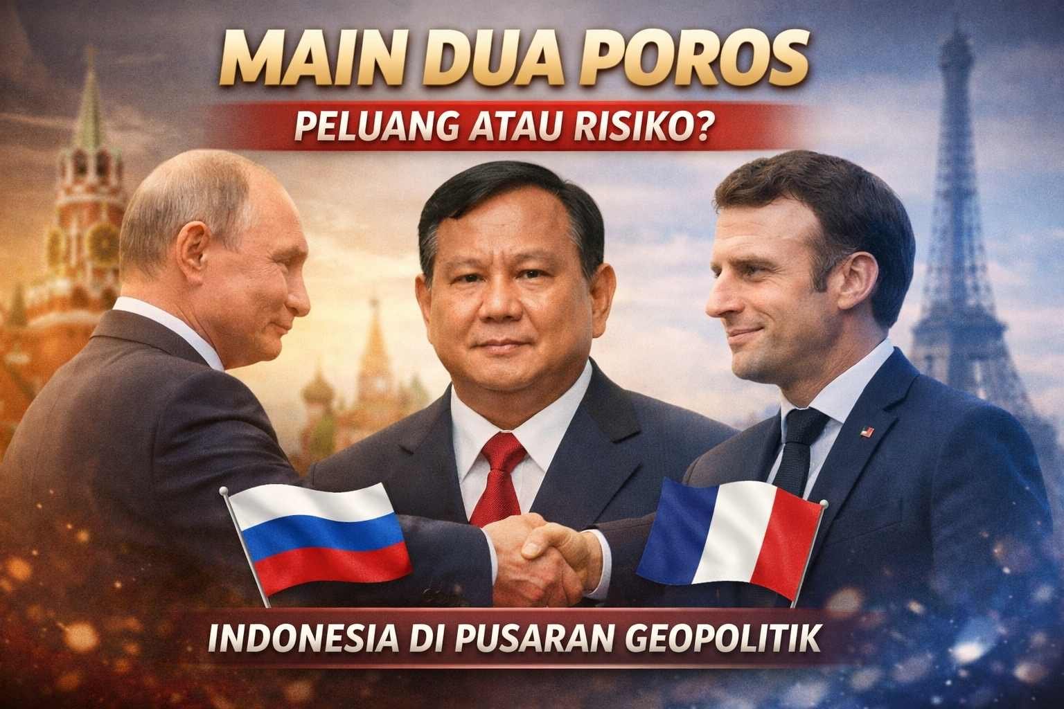 PRABOWO MAIN DUA POROS, INDONESIA DIUNTUNGKAN ATAU MASUK PUSARAN KUASA GLOBAL?