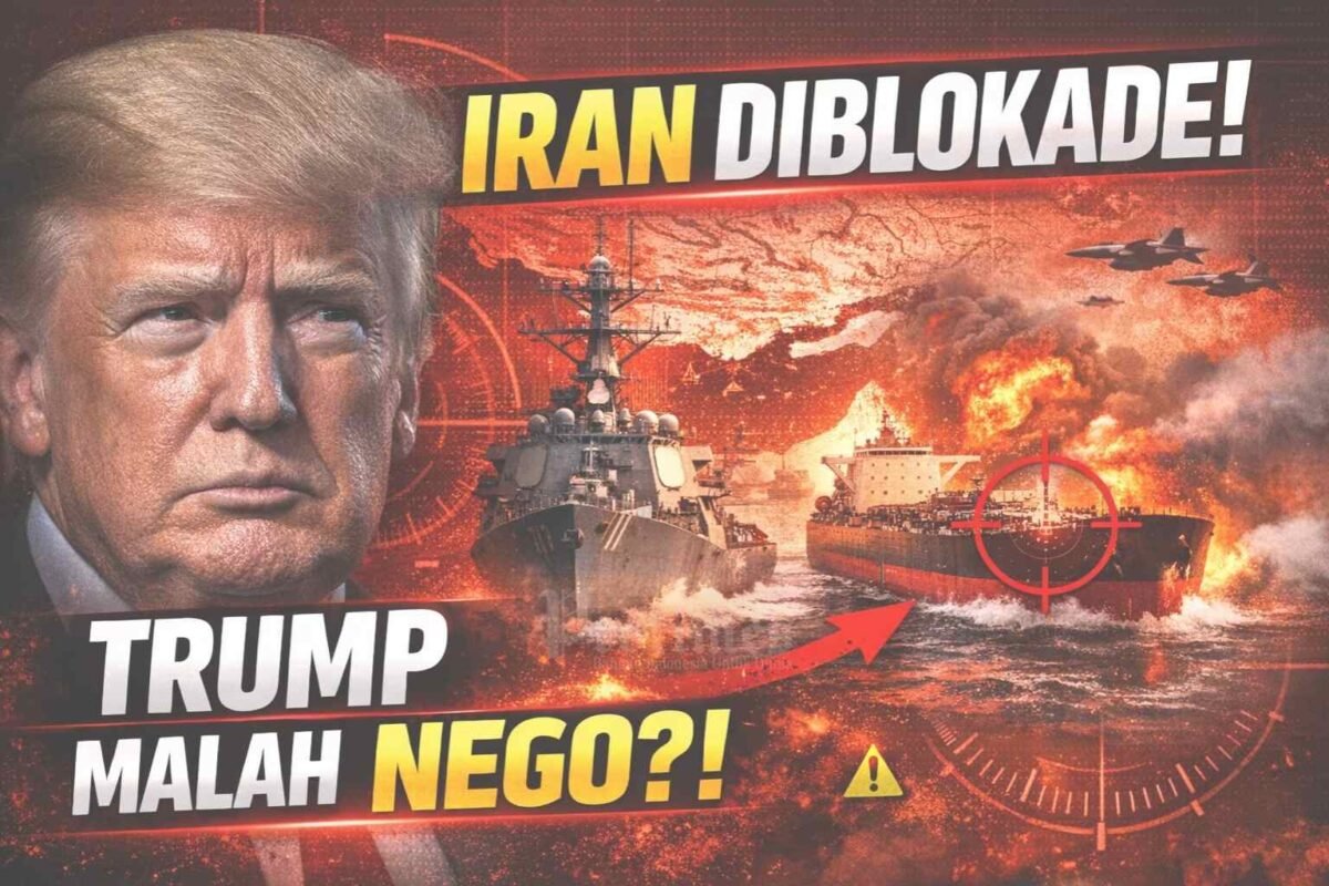 Iran Diblokade AS, Trump Justru Buka Negosiasi, Dunia Masuk Fase Kritis?