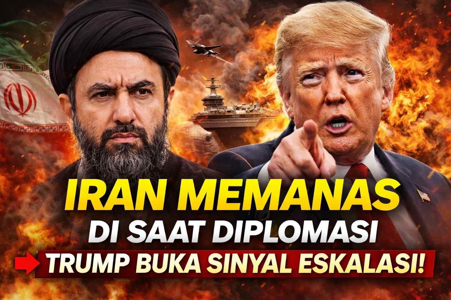 Iran Memanas Saat Diplomasi Jalan, Ancaman Trump Justru Buka Sinyal Eskalasi Baru
