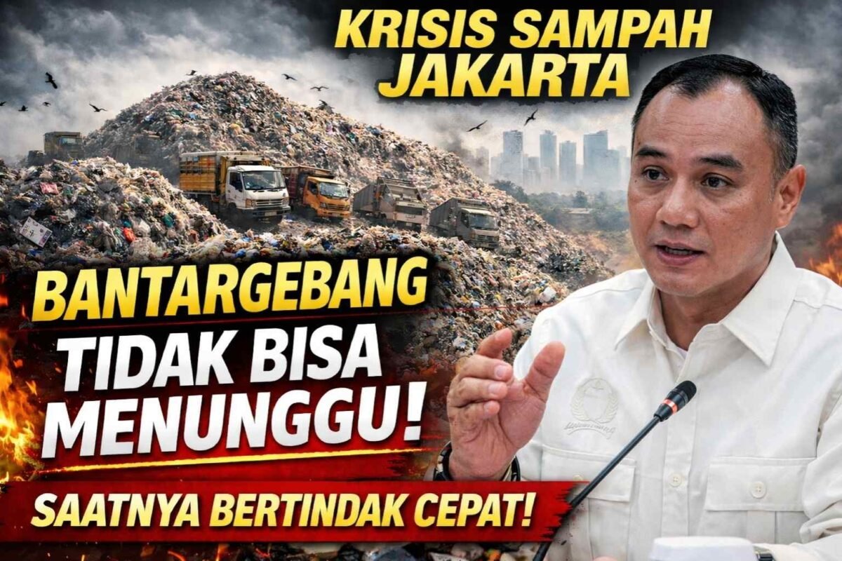 Sampah Jakarta Meledak 7.000 Ton Sehari, Bantargebang Kritis—Target Bersih 2030 Dipertaruhkan