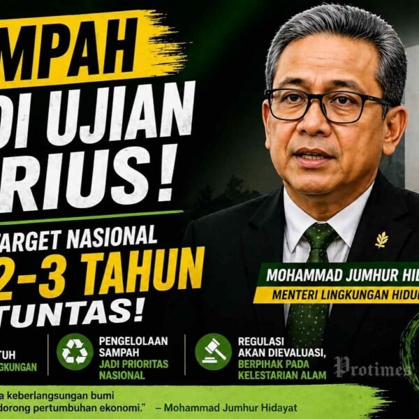 Sampah Jadi Ujian Serius, Jumhur Ambil Kendali LH dengan Target Nasional 2 Tahun