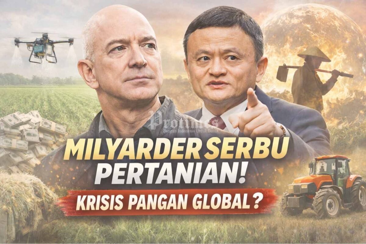 Bezos hingga Jack Ma Masuk Pertanian, Kenapa Dunia Mulai Berebut Lahan?