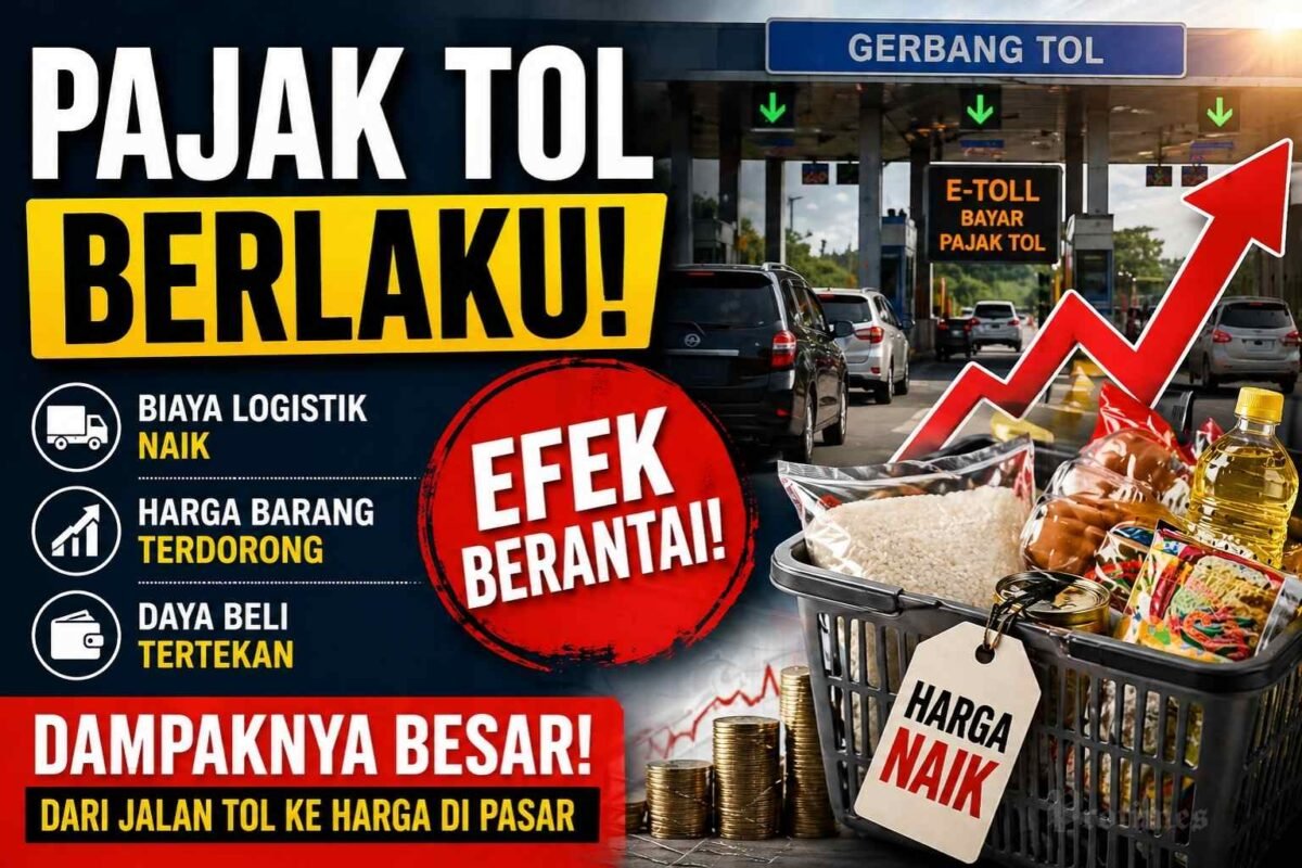 Pajak Tol Memicu Efek Berantai, Harga Barang Ikut Terdorong
