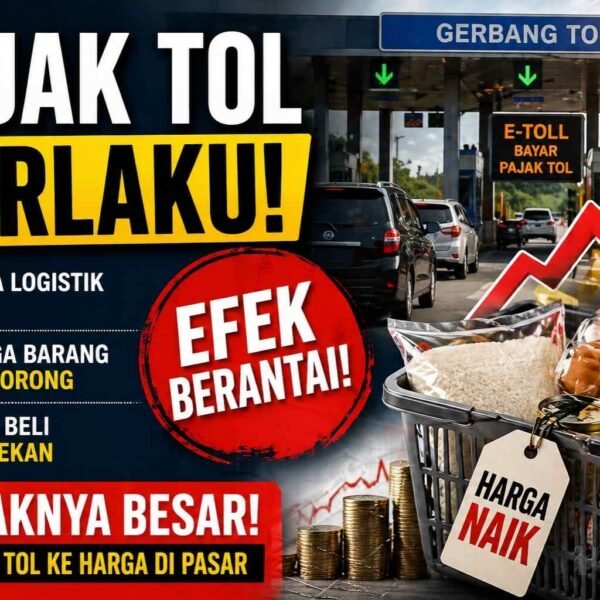 Pajak Tol Memicu Efek Berantai, Harga Barang Ikut Terdorong