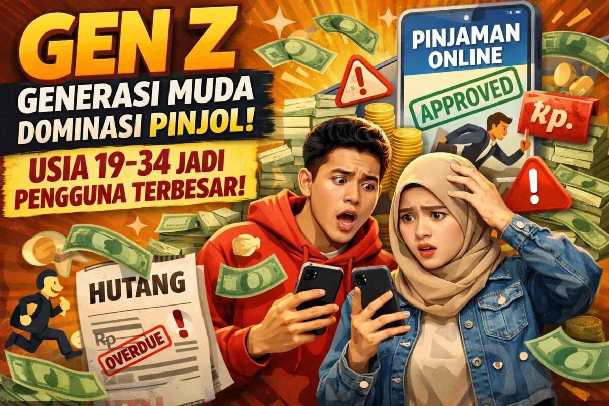 Generasi Muda Dominasi Pinjol, Usia 19–34 Jadi Pengguna Terbesar