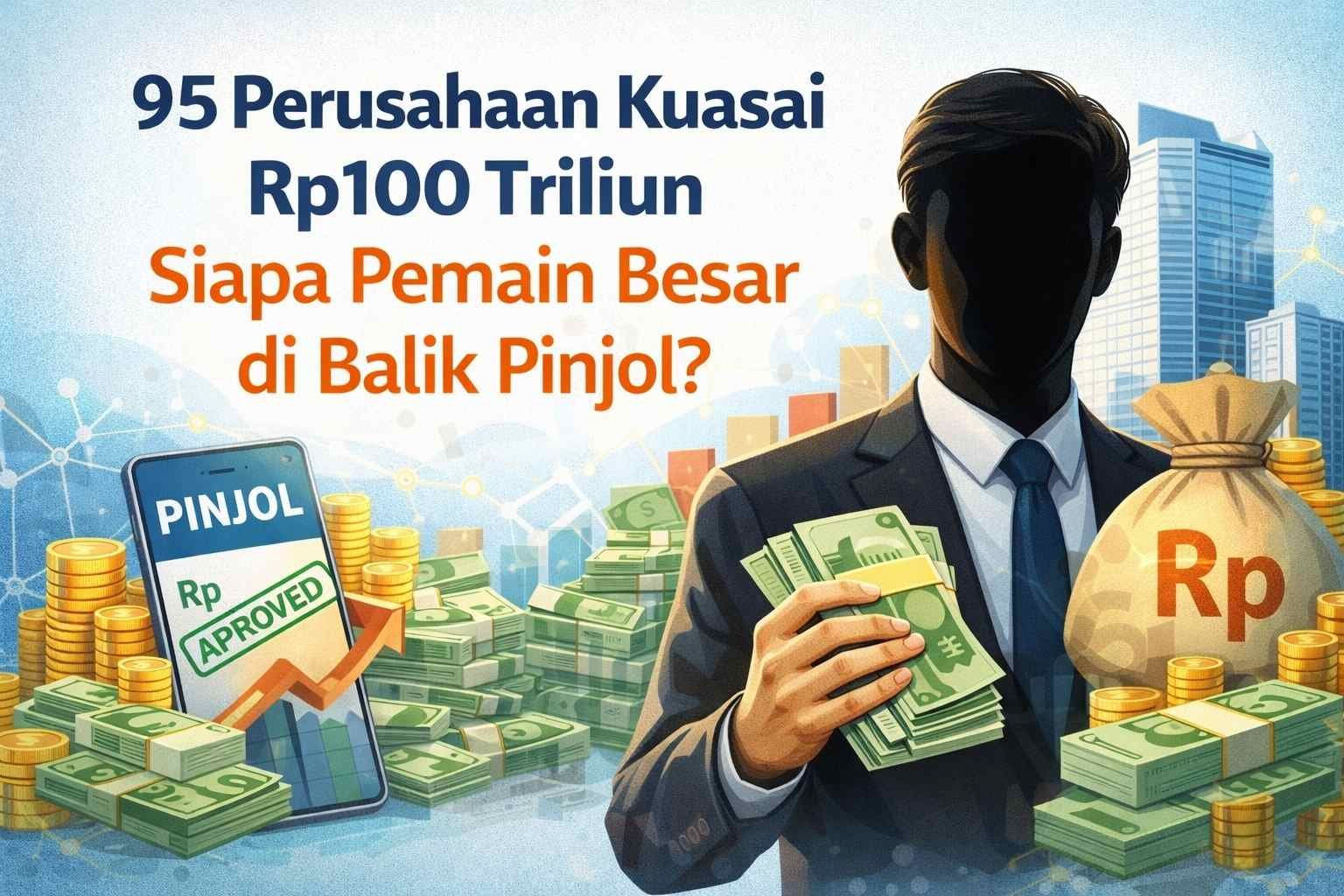 95 Perusahaan Kuasai Rp100 Triliun, Siapa Pemain Besar di Balik Pinjol?