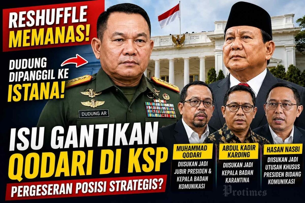 Reshuffle Memanas, Dudung Dipanggil ke Istana, Isu Gantikan Qodari di KSP Makin Kuat