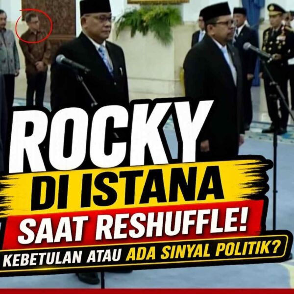 Rocky Tiba-tiba Muncul di Istana Saat Reshuffle, Kebetulan atau Sinyal Politik?