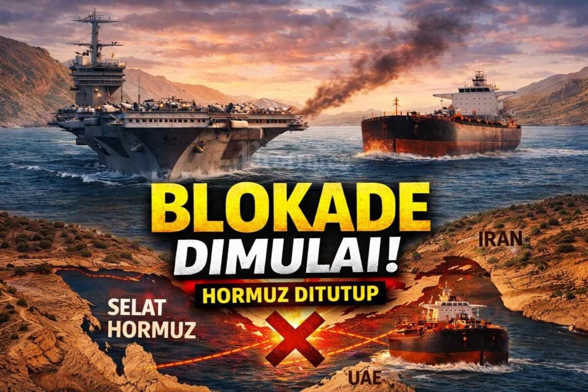 Trump Tutup Selat Hormuz, Inggris Membelot, Dunia Terancam Krisis Energi