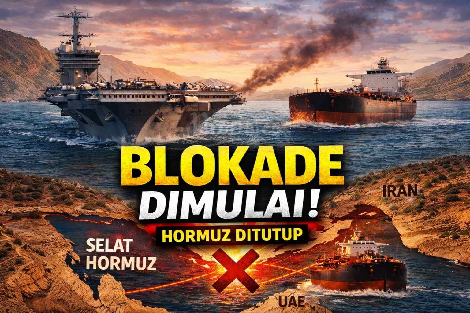 Trump Tutup Selat Hormuz, Inggris Membelot, Dunia Terancam Krisis Energi