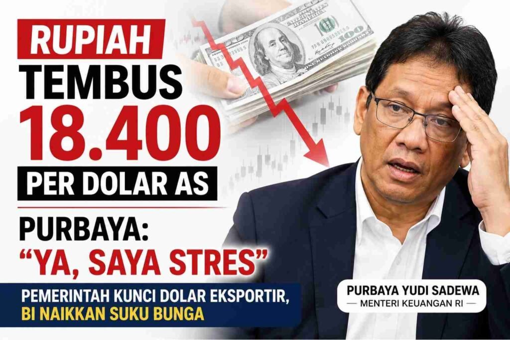 kurs rupiah melemah