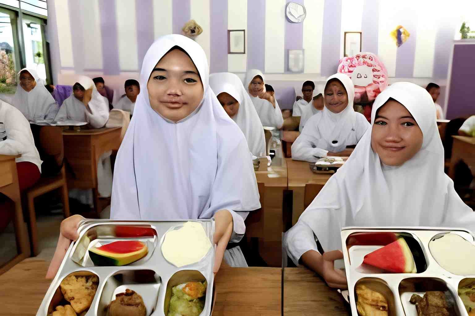 Konferensi pers Badan Gizi Nasional terkait penyesuaian program MBG selama libur sekolah 2026.