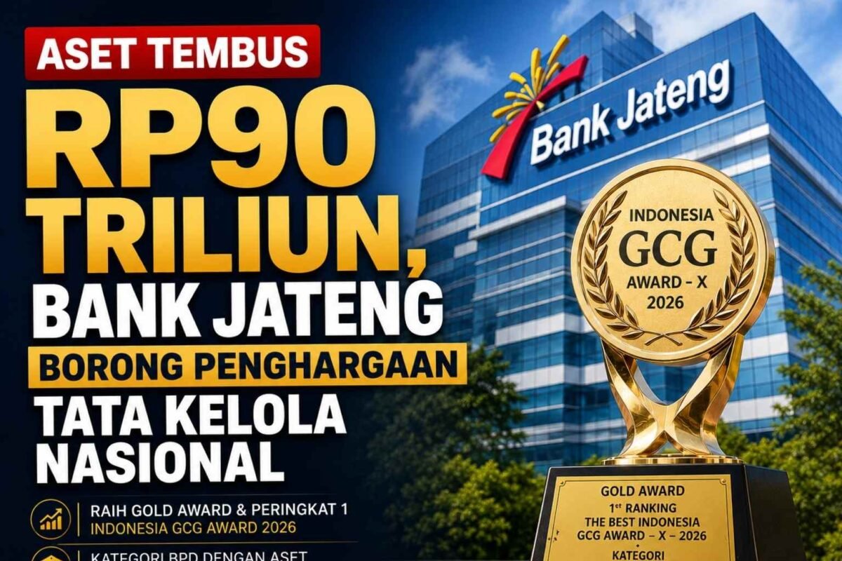Aset Tembus Rp90 Triliun, Bank Jateng Borong Penghargaan Tata Kelola Nasional