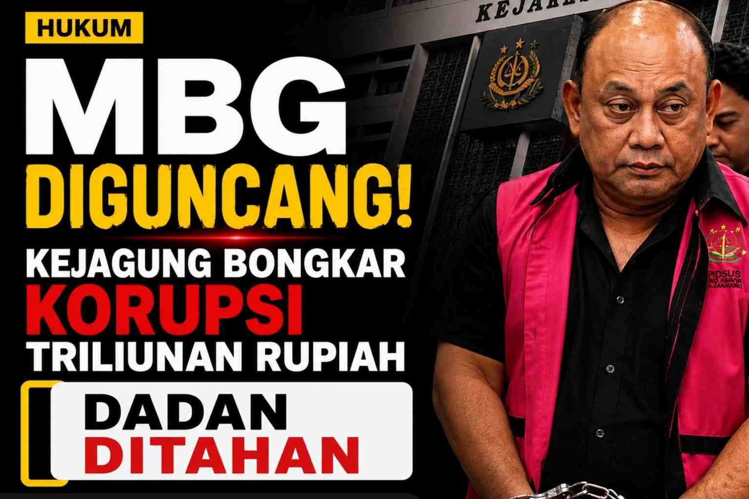 DADAN TERSANGKA KORIUPSI MBG