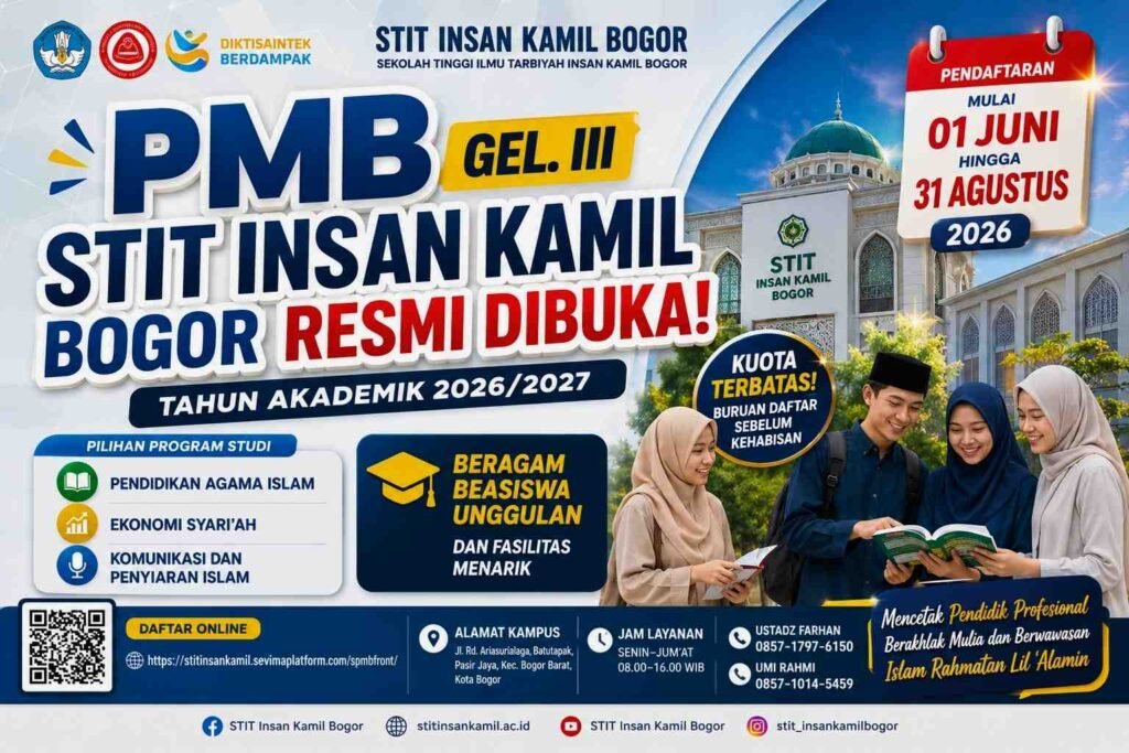 pendaftaran mahasiswa bari STIT Insal kamil Bogor