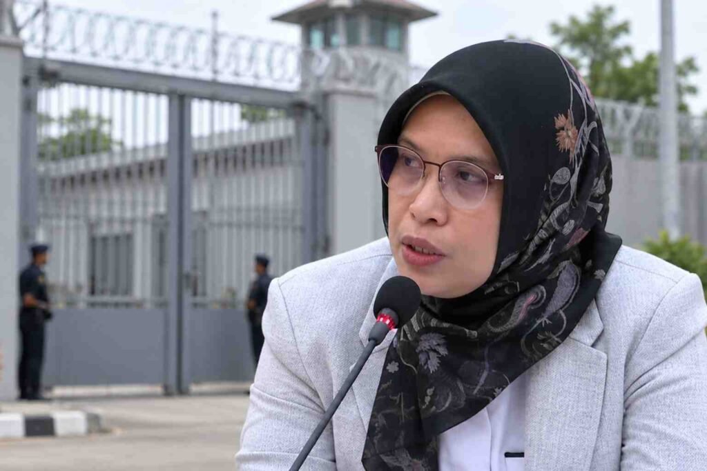 Syafrida R. Rasahan anggota Ombudsman RI menyampaikan temuan pengawasan di sejumlah lapas dan rutan