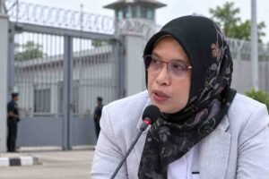 Syafrida R. Rasahan anggota Ombudsman RI menyampaikan temuan pengawasan di sejumlah lapas dan rutan